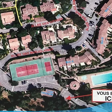 בית נופש 10 A 12 Pers Famille Amateurs Randonnee Boulouris Panorama Raphael Tennis Piscine Partage Saint-Raphaël